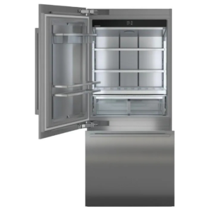 szeroka lodówka liebherr stalowa