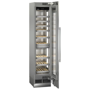 luksusowa winiarka stalowa liebherr monolith