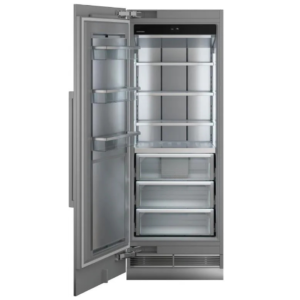 Zamrażarka szufladowa do zabudowy zintegrowanej z systemem NoFrost i kostkarka z podłączeniem do wody